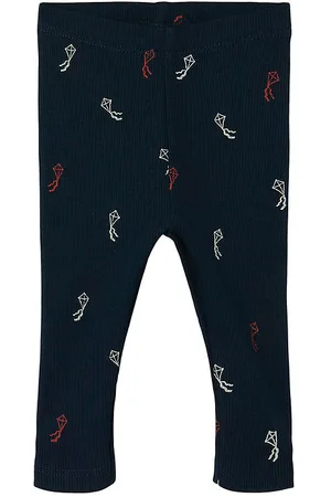 NAME IT Leggings - Rib - NbnLabela - Navy Blazer