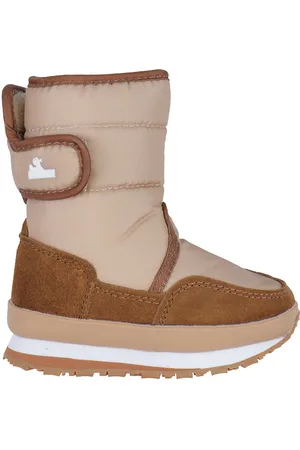 Rubberduck VinterstÃ¸vler - Snow Jogger - Beige/Cognac