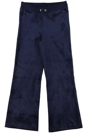 GANT Bukser - Velour - Evening Blue
