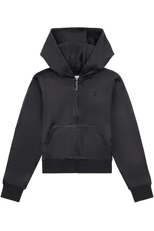 Juicy Couture Cardigan - Velour - Halan Oversized - Sort