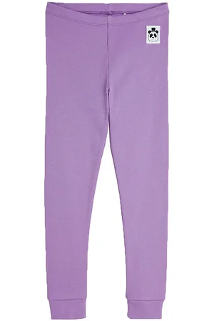 Mini Rodini Leggings - Rib - Purple
