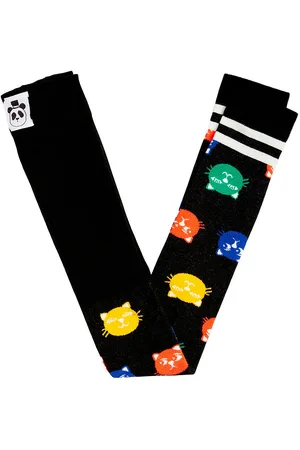 Mini Rodini Leggings - Cool Cats - Black