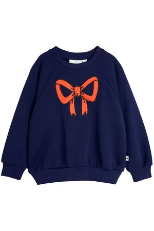 Mini Rodini Sweatshirt - Bow - Blue
