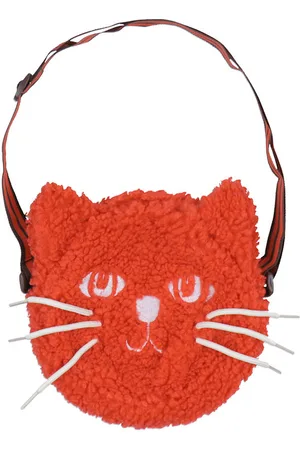 Mini Rodini Skuldertaske - Cat Fuzzy Mini - RÃ¸d