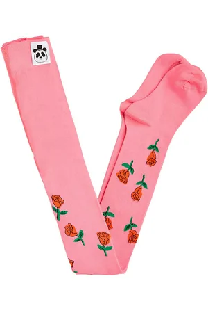 Mini Rodini StrÃ¸mpebukser - Roses - Pink