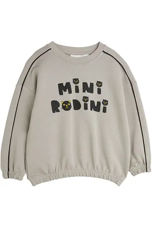 Mini Rodini Sweatshirt - Cats - Grey