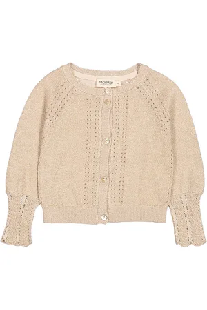 Marmar Copenhagen Cardigan - Strik - Tillie - Gold m. Glitter
