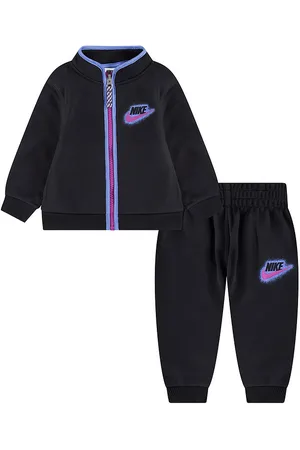 Nike TrÃ¦ningssÃ¦t - Cardigan/Bukser - Sort/Lilla