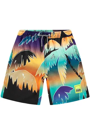 Molo Badeshorts - UV50+ - Nilson - Faded Palmtrees
