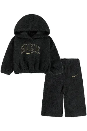Nike SÃ¦t - HÃ¦ttetrÃ¸je/Bukser - Sort/Gold