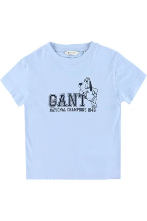 GANT T-shirt - Dog Print - Fresh Blue