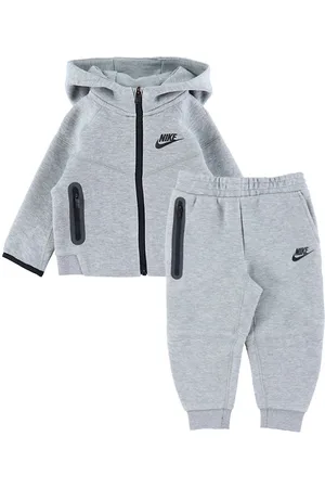Nike SweatsÃ¦t - Cardigan/Sweatpants - Grey Heather