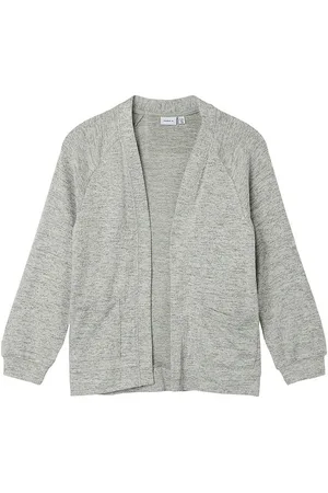 NAME IT Cardigan - NKfOyaia - Grey Melange