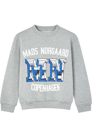 Mads Norgaard Sweatshirt - Sonar - Light Grey Melange