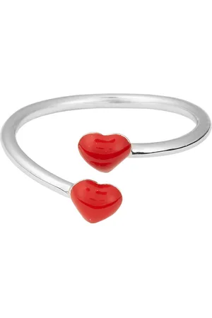 Design Letters Ring - Little Big Love - SÃ¸lv/RÃ¸d