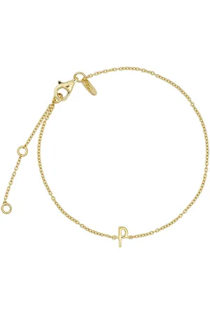 Design Letters ArmbÃ¥nd - P - 18K Guldbelagt