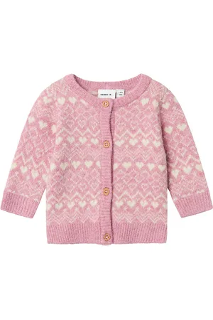 NAME IT Cardigan - Strik - NbfSolly - Mauve Orchid