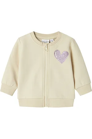 NAME IT Cardigan - NbfVrillie - Summer Sand/Hearts