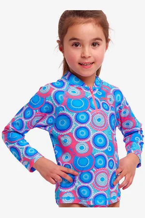 Funkita Badebluse - Zippy Rash - UV50+ - Bundjalung Blue