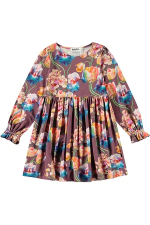 Molo Kjole - Camie - Rainbow Tulips