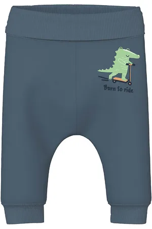 NAME IT Sweatpants - NbmVonne - China Blue/Born to ride