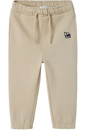 NAME IT Sweatpants - NmmVallen - Pure Cashmere/Excavator