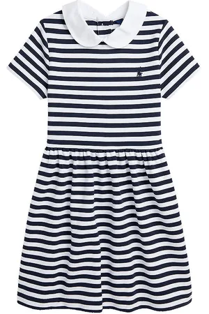 Ralph Lauren Kjole - Navy/Hvidstribet