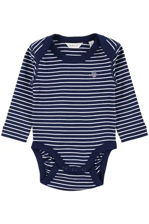 GANT Body l/Ã¦ - Shield Striped - Marine