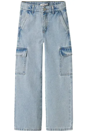 NAME IT Jeans - Cargo - Noos - NkfRose - Light Blue Bleached Den