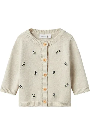 NAME IT Cardigan - NbmTommy - Strik - Peyote Melange