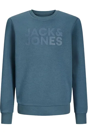 JACK & JONES Sweatshirt - JjeCorp - Oceanview/Big Tonal