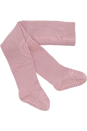 GoBabyGo Skridsikre StrÃ¸mpebukser - Uld - Rose Blush