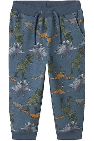 NAME IT Sweatpants - NmmBenja - China Blue m. Dino