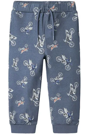 NAME IT Sweatpants - NmmTrille - China Blue m. Motorcykel