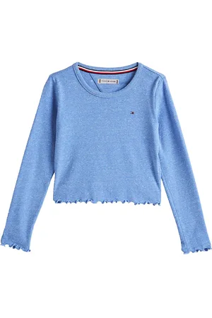 Tommy Hilfiger Bluse - Cropped - Blue Spell