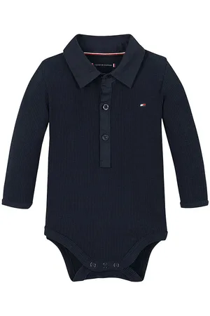 Tommy Hilfiger Polobody l/Ã¦ - Rib - Dark Night Navy