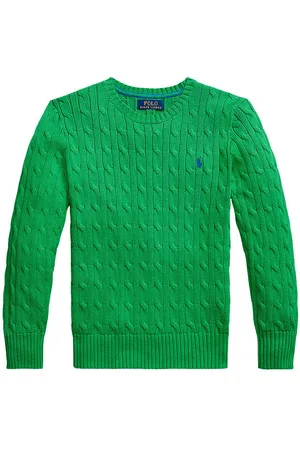 Ralph Lauren Bluse - Strik - GrÃ¸n