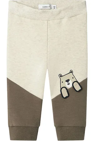 NAME IT Sweatpants - NbmTonno - Peyote Melange m. Print