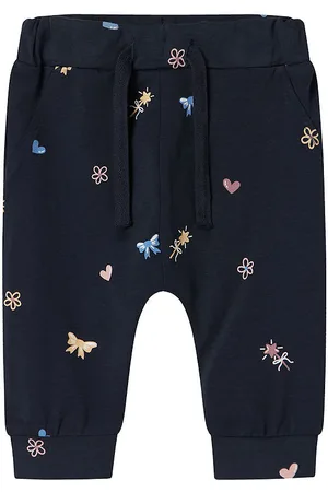 NAME IT Bukser - NbfVandora - Navy Blazer/Bow And Hearts