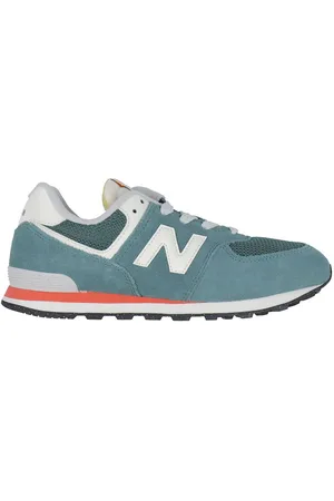 New Balance Sko - 574 - New Spruce/Blast Red