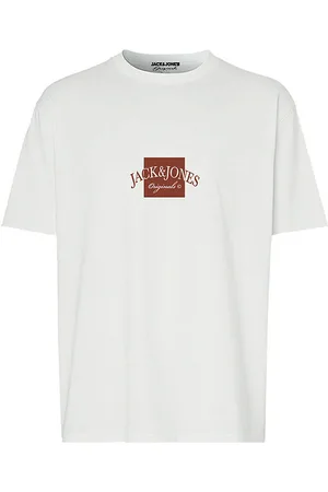 JACK & JONES T-shirt - JorBoston - Bright White m. Print