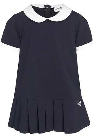 Emporio Armani Kjole - Navy m. Hvid