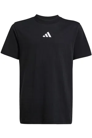adidas T-shirt - J SL - Sort/Hvid