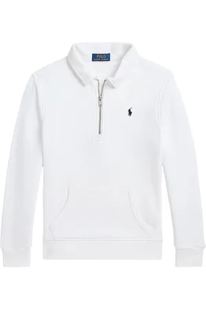 Ralph Lauren Sweatshirt m. LynlÃ¥s - Hvid