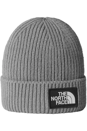 The North Face Hue - Strik - Logo Box Cuffed - GrÃ¥meleret