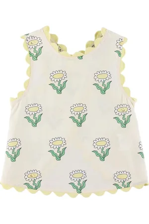 Stella McCartney Top - Creme m. Blomster