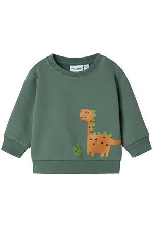 NAME IT Sweatshirt - NbmVonne - Dark Forest/Dinosaur