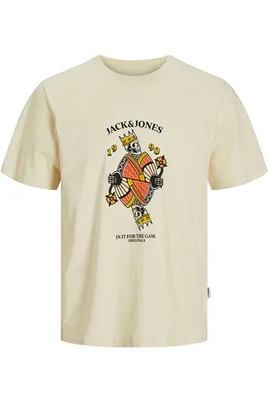 JACK & JONES T-shirt - Joranatomy - Antique White