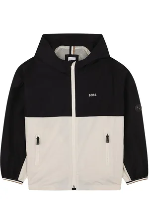 HUGO BOSS Sommerjakke - Sort/Beige