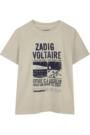 Zadig & Voltaire T-shirt - Beige m. Print
